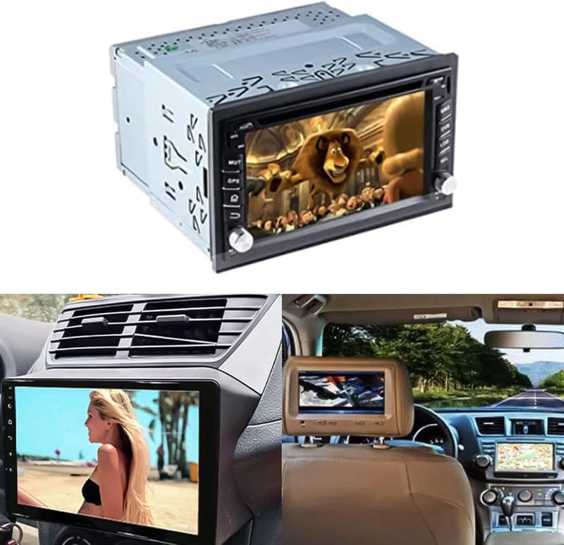 Billowvolve Universal Double DIN Car Stereo Cage,with Metal Frame, Car Radio Fitting Kit,for DVD Players, ISO, CD, GPS Navigation mounting Brackets - Image 5